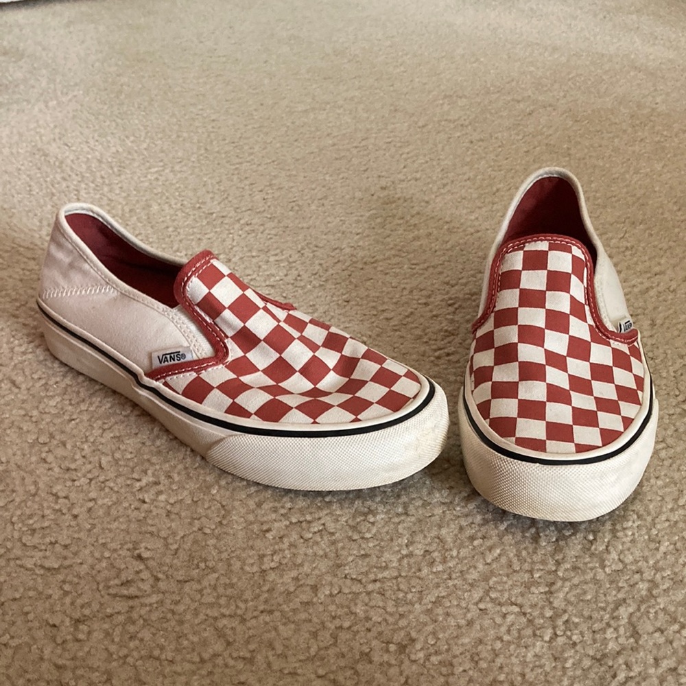 Size 5 Red Checkered Vans